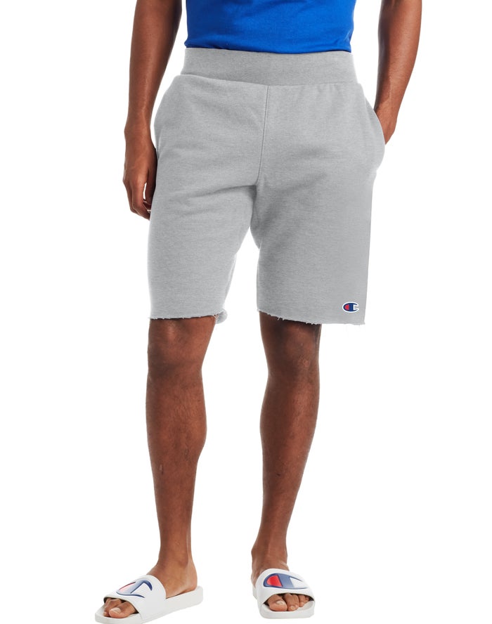 Champion Reverse Weave Cut-Off Korte Broek Heren - Grijs - Belgie 7504PDXTH